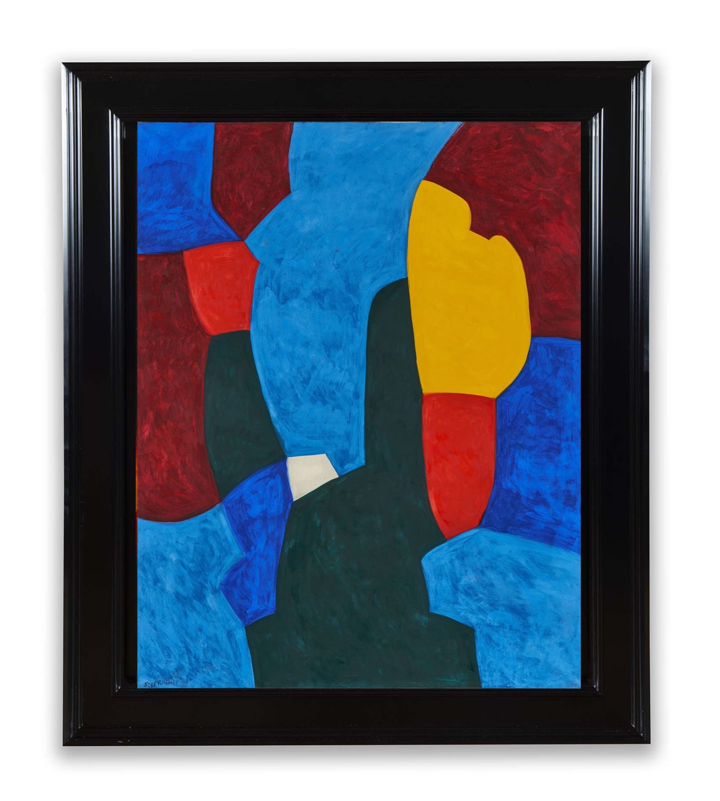 SERGE POLIAKOFF: Composition Abstraite, 1967, huile sur toile