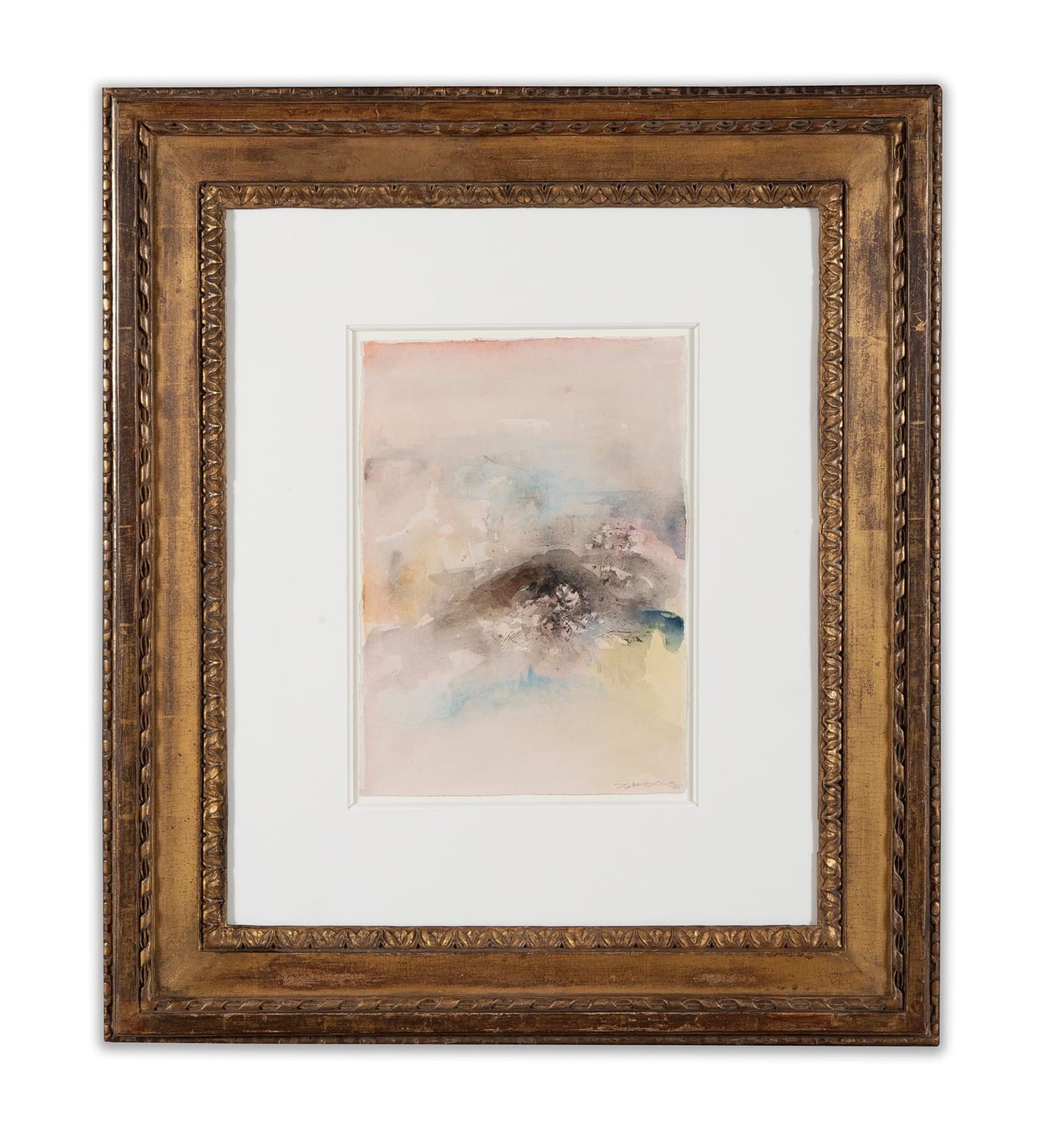 ZAO WOU-KI: Sans Titre, 1975, Aquarelle sur papier