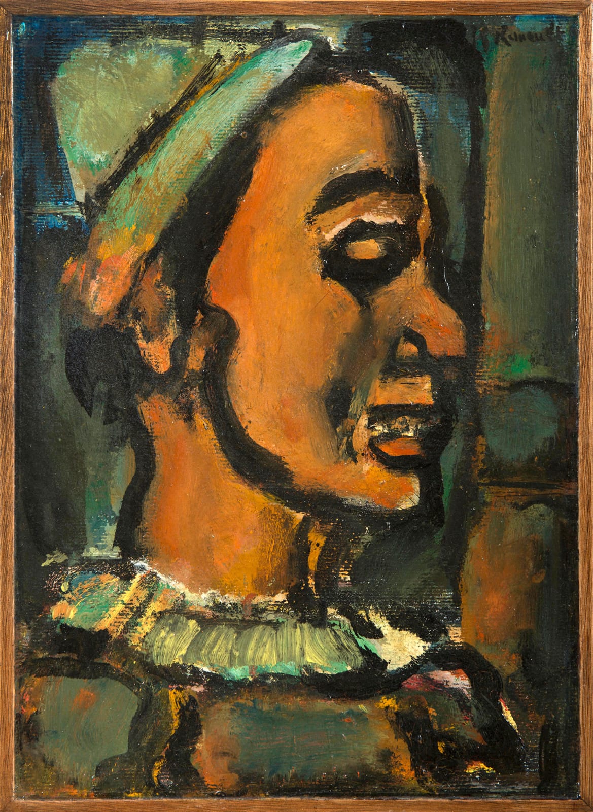 GEORGES ROUAULT, Jim 'tête de clown', 1946