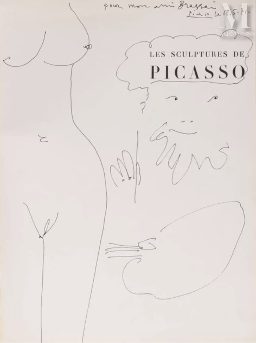 PABLO PICASSO, Le Peintre Et Le Modèle, 1971