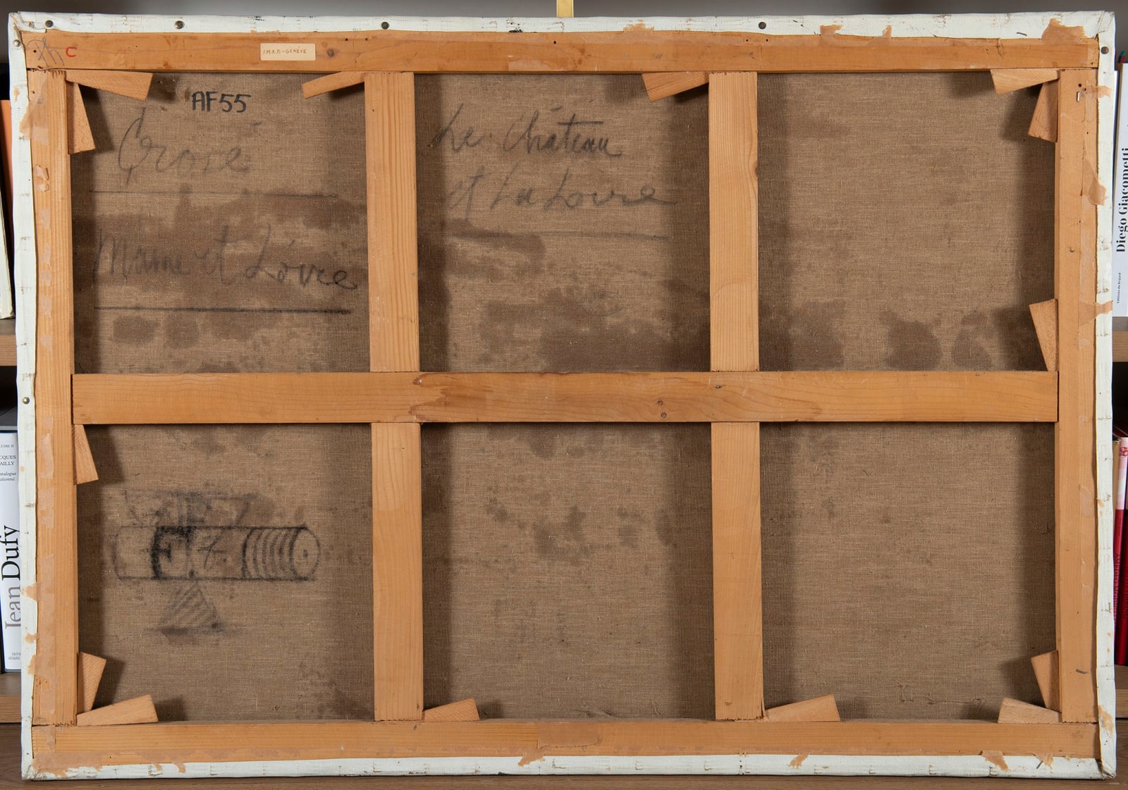 BERNARD BUFFET, Crosé, Le Château Et La Loire, 1973