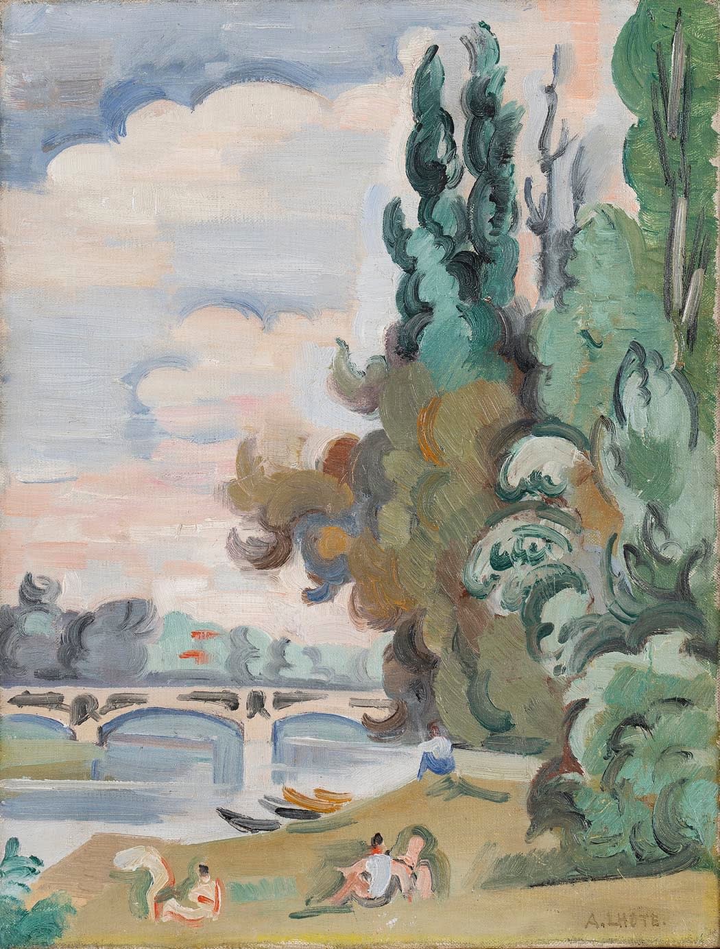 ANDRÉ LHOTE, Bord De Rivière