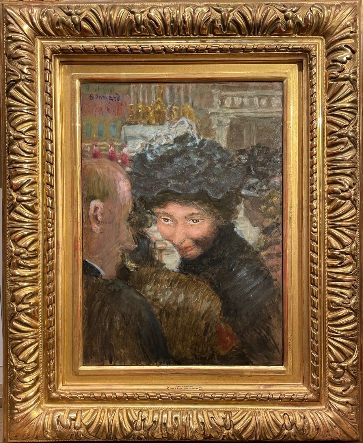 PIERRE BONNARD, Rue à Paris, circa 1894-1895