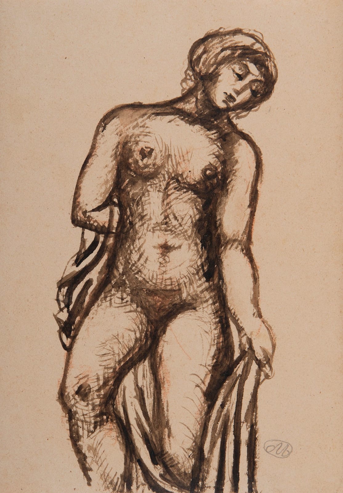 ARISTIDE MAILLOL, Nu Debout à la Draperie