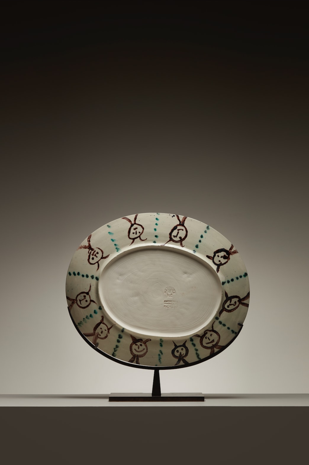 PABLO PICASSO, Visage - Têtes De Faune, 1956