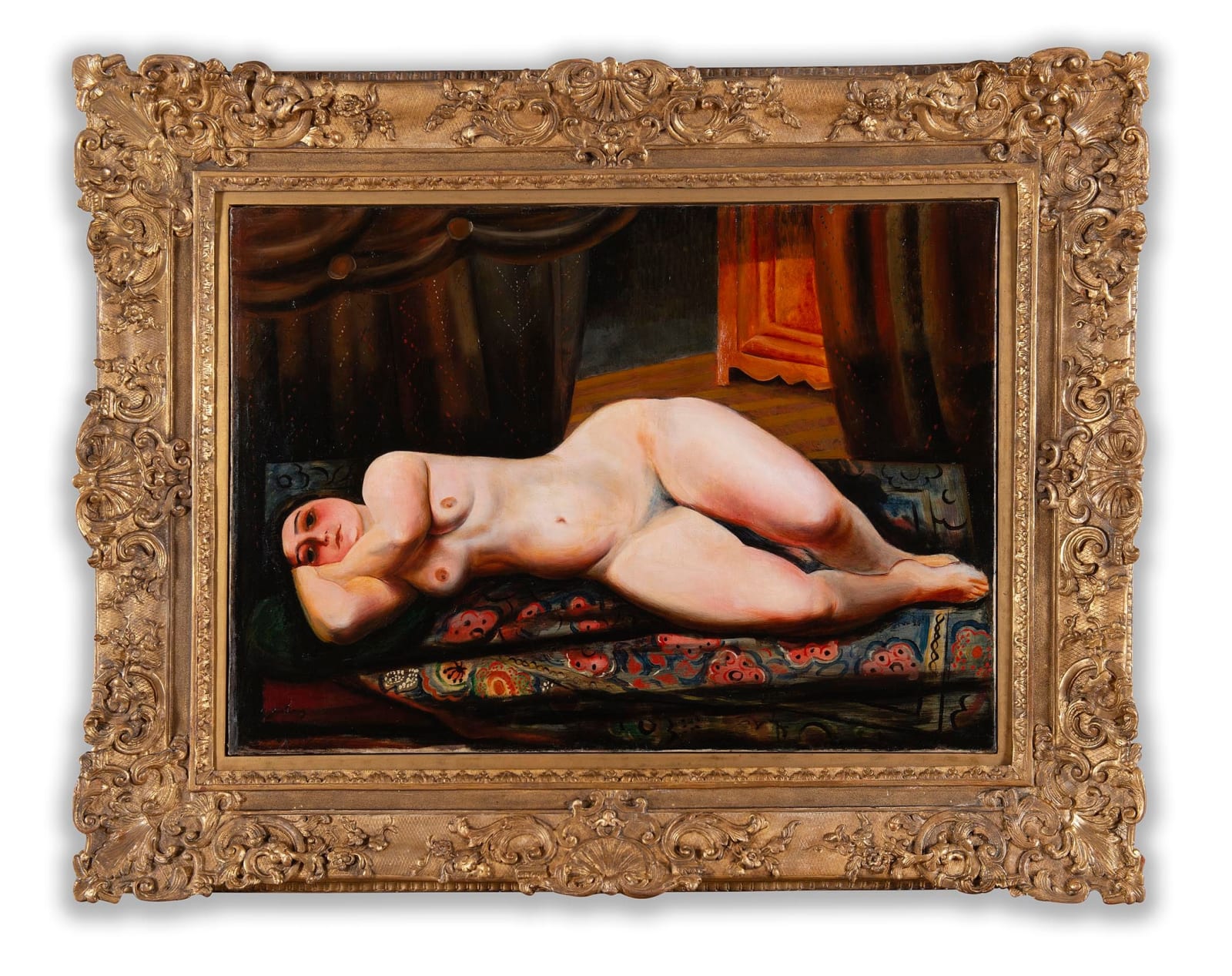 MOÏSE KISLING, Grand Nu Allongé, 1928, Huile sur toile d'origine