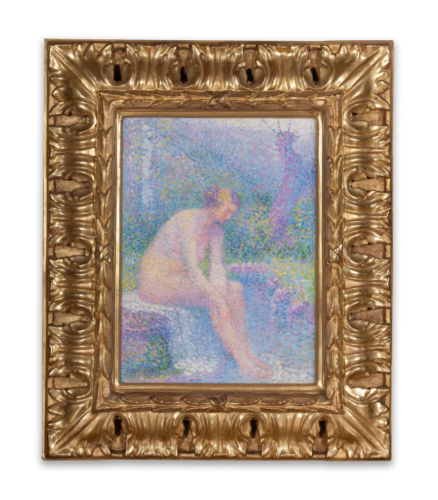 HIPPOLYTE PETITJEAN, Baigneuse Assise Au Bord De L'Eau