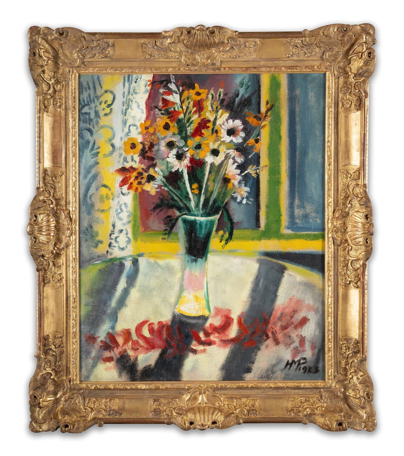 MAX PECHSTEIN, Nature Morte Florale, 1923