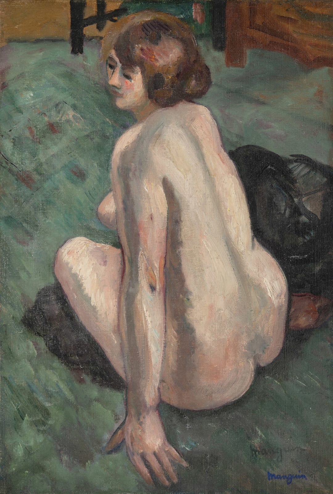 HENRI MANGUIN, Grenouillette, nu de dos, 1922