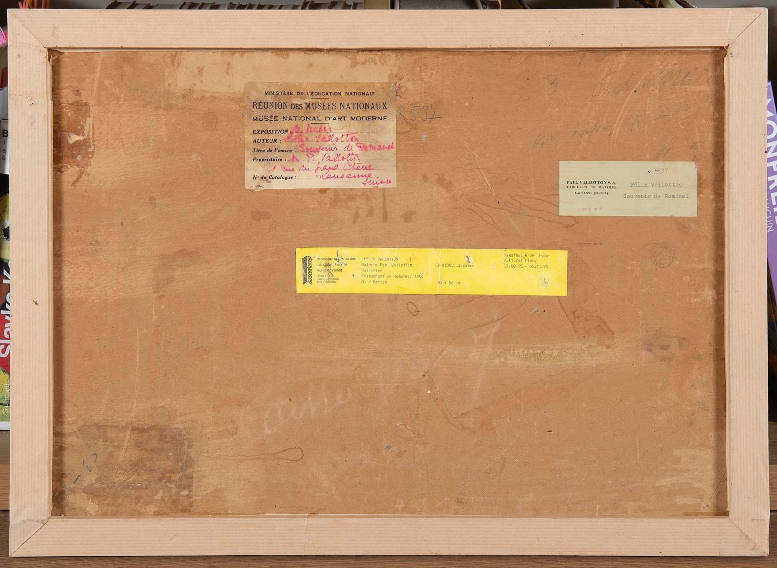 FÉLIX VALLOTTON, Souvenir De Romanel, 1900