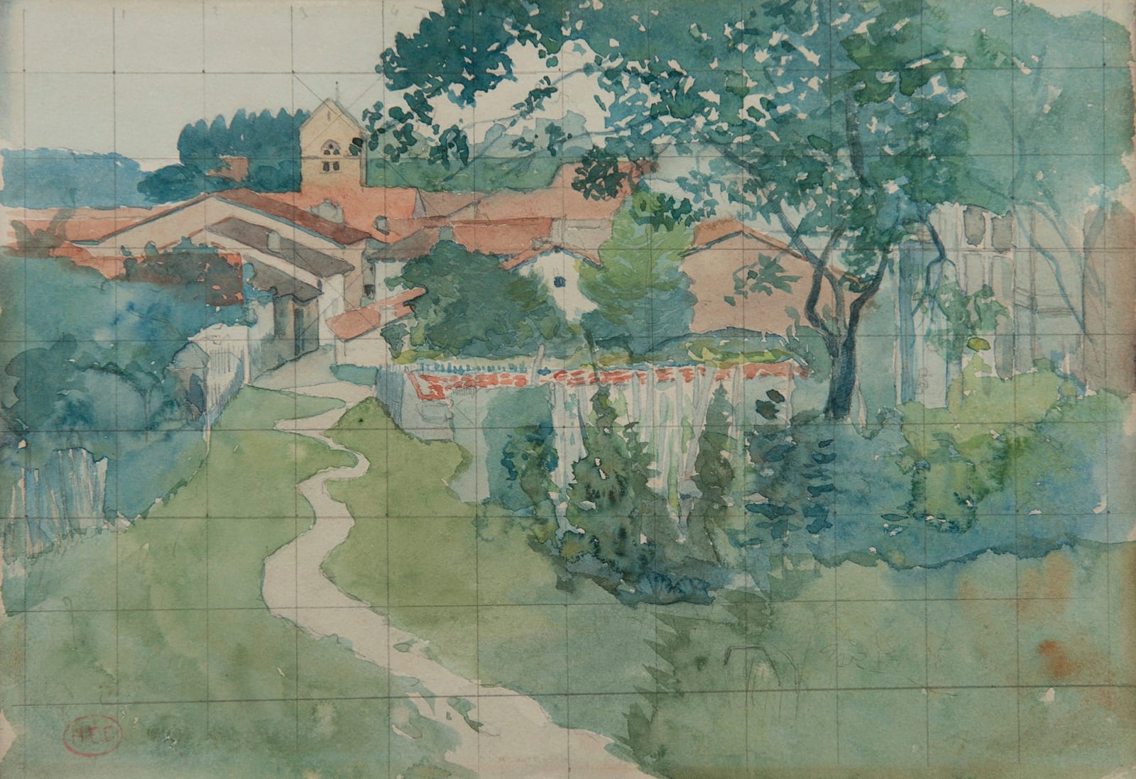 HENRI-EDMOND CROSS, L'entrée du village