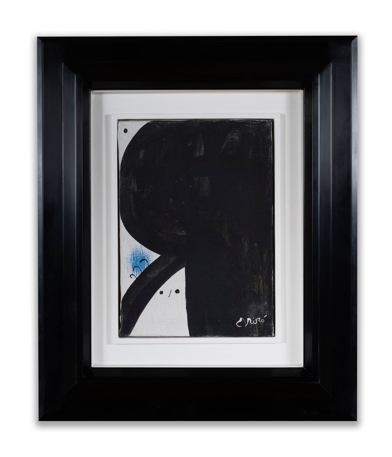 JOAN MIRO: Femme aux Trois Cheveux, Constellation, 1976, huile sur toile