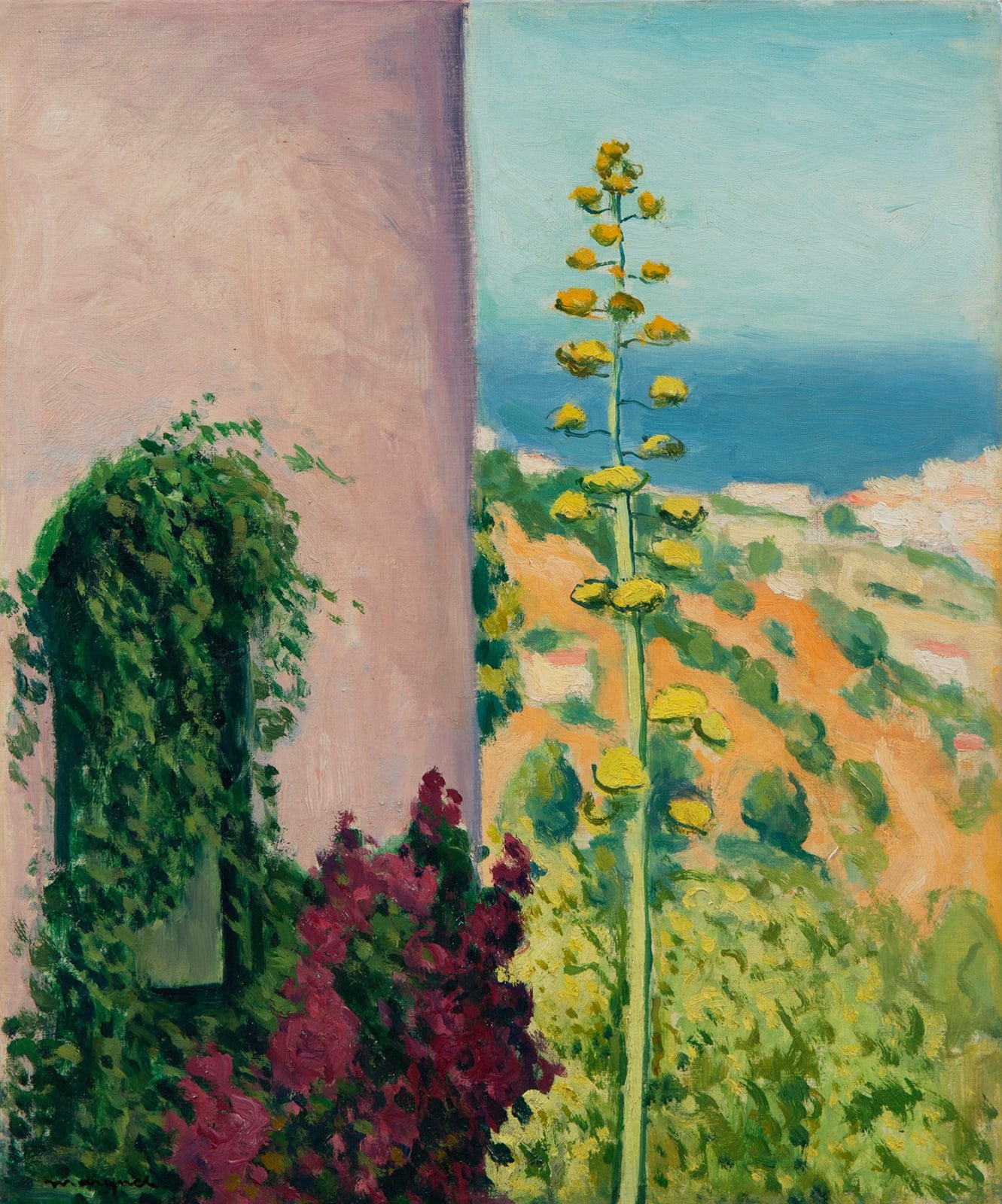 ALBERT MARQUET, Aloes fleuri, 1944