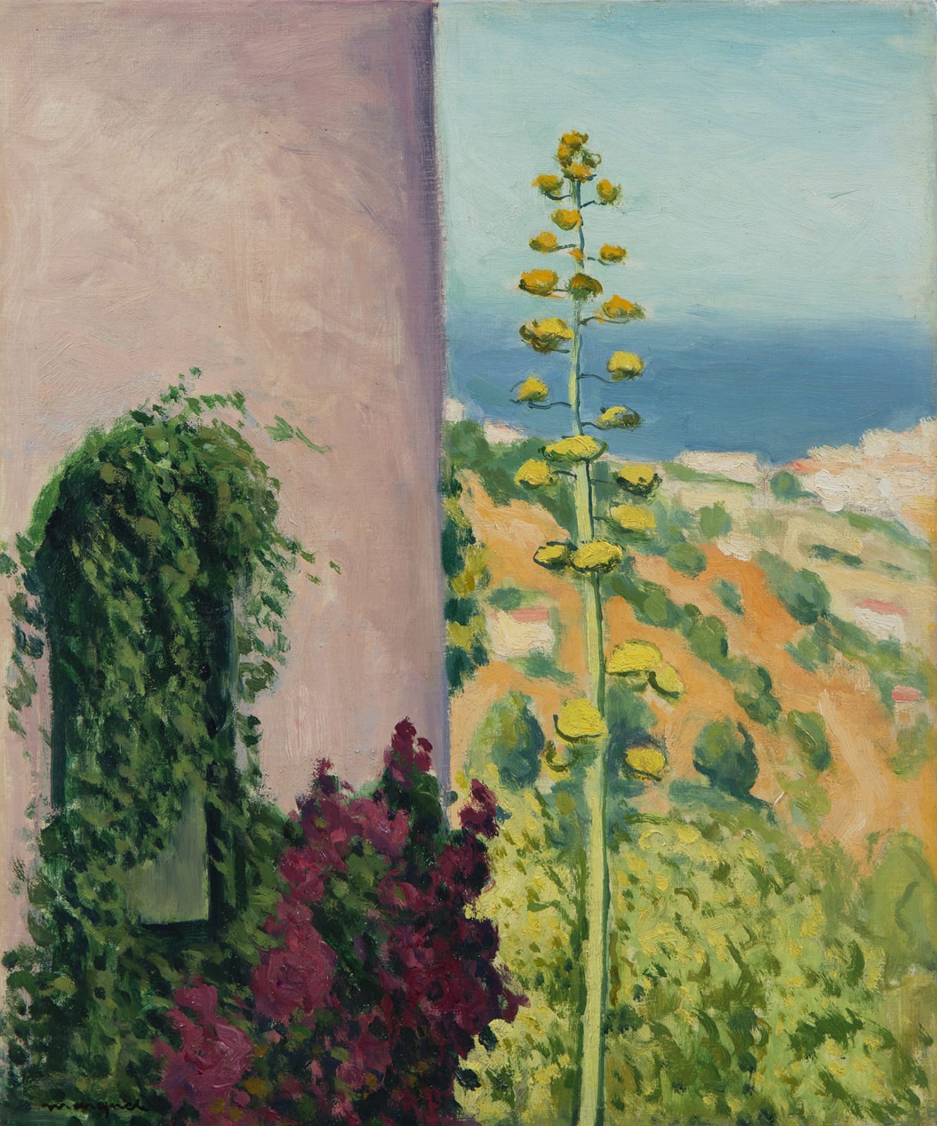 ALBERT MARQUET, Aloes fleuri, 1944
