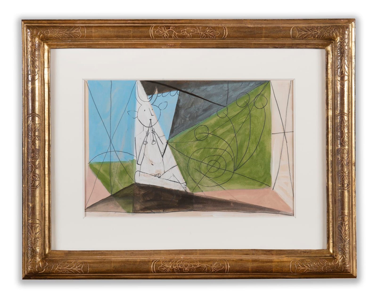 PABLO PICASSO, Faune Jouant De La Diaule, 1946