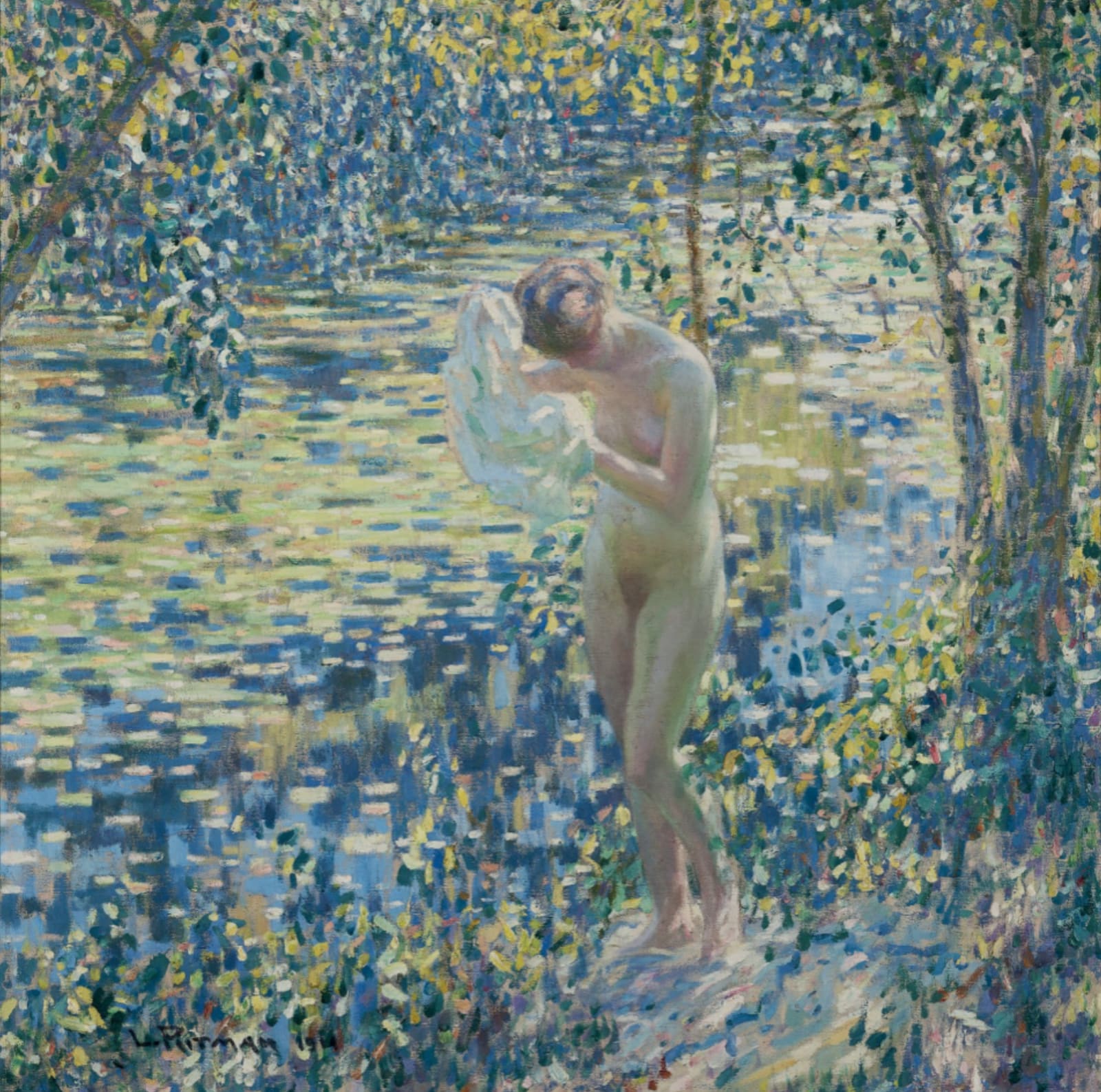 LOUIS RITMAN, Baigneuse à Giverny, 1914