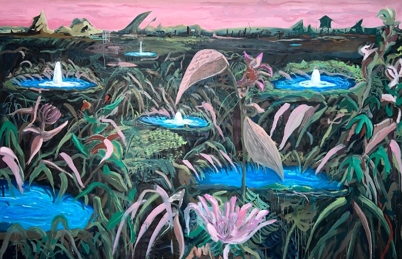 Mario Davalos, Agua que flota, espera. Agua que corre, aprende. Agua que cae, sueña. Agua que sube, recuerda, 2025