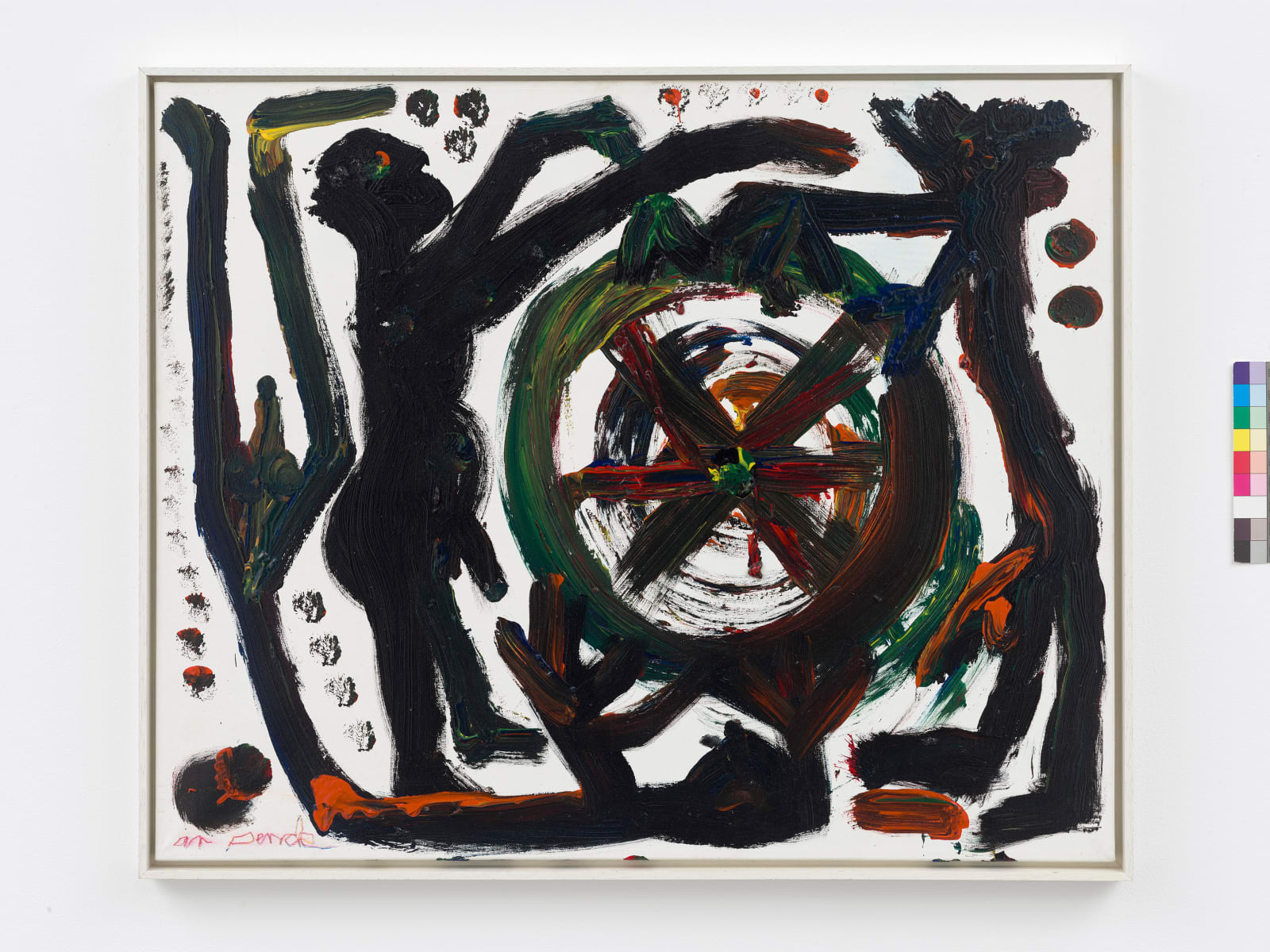 A.R. Penck, TTT mit A.Silva, Fränkie und A.R.Penck,, early 1990s