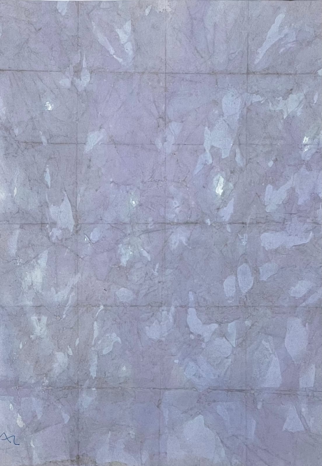 anne zanko, Ombre et lumière bleue, (ou Transparence) , 1980