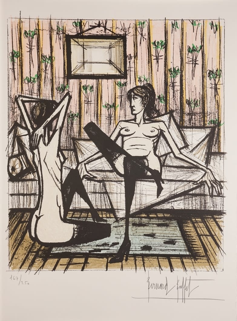 Bernard Buffet, Jeux de dames, 1970