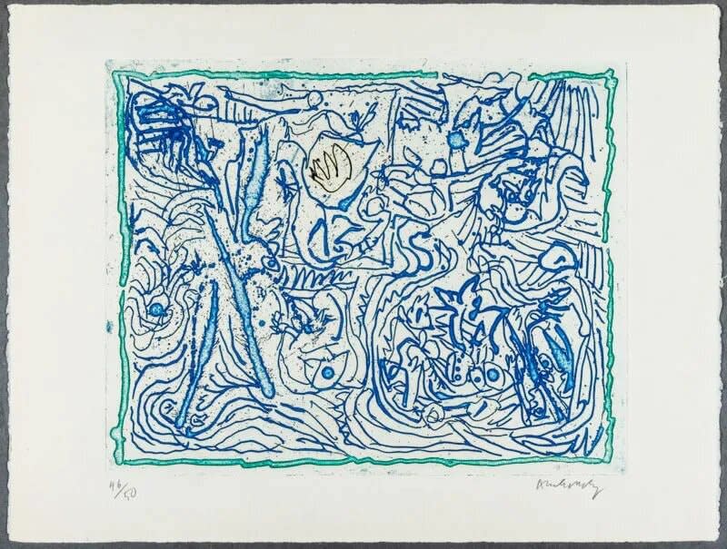 Pierre Alechinsky, L’œil A Vue D’œil D’oiseau, 1967