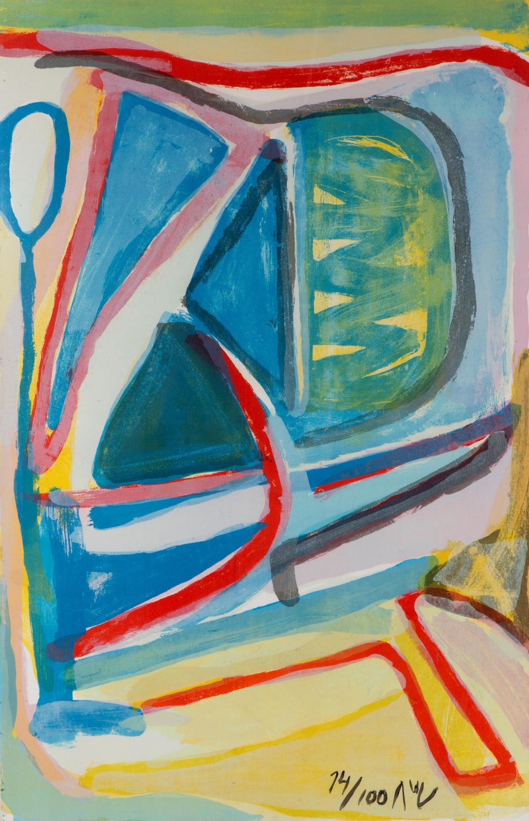 Bram Van Velde, Impulsion (MP 138), 1974