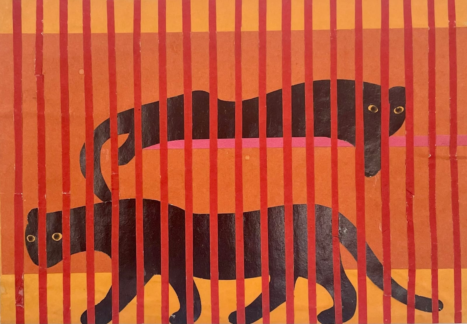 Tamas Zanko, Panthère en cage, 1967-68