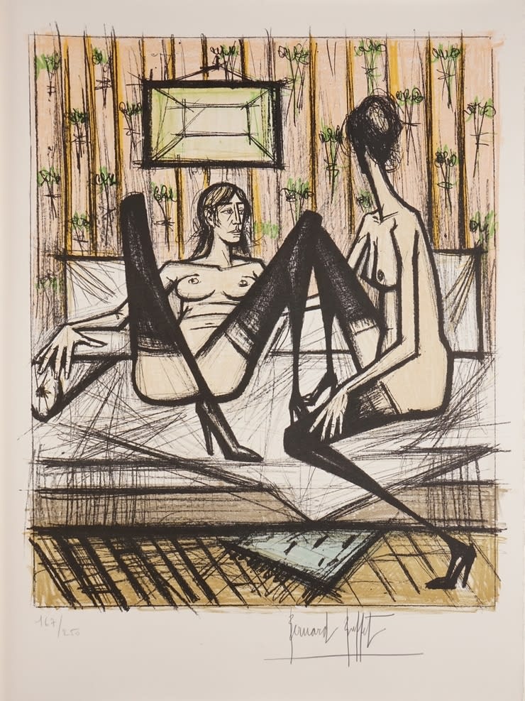 Bernard Buffet, Jeux de dames, 1970