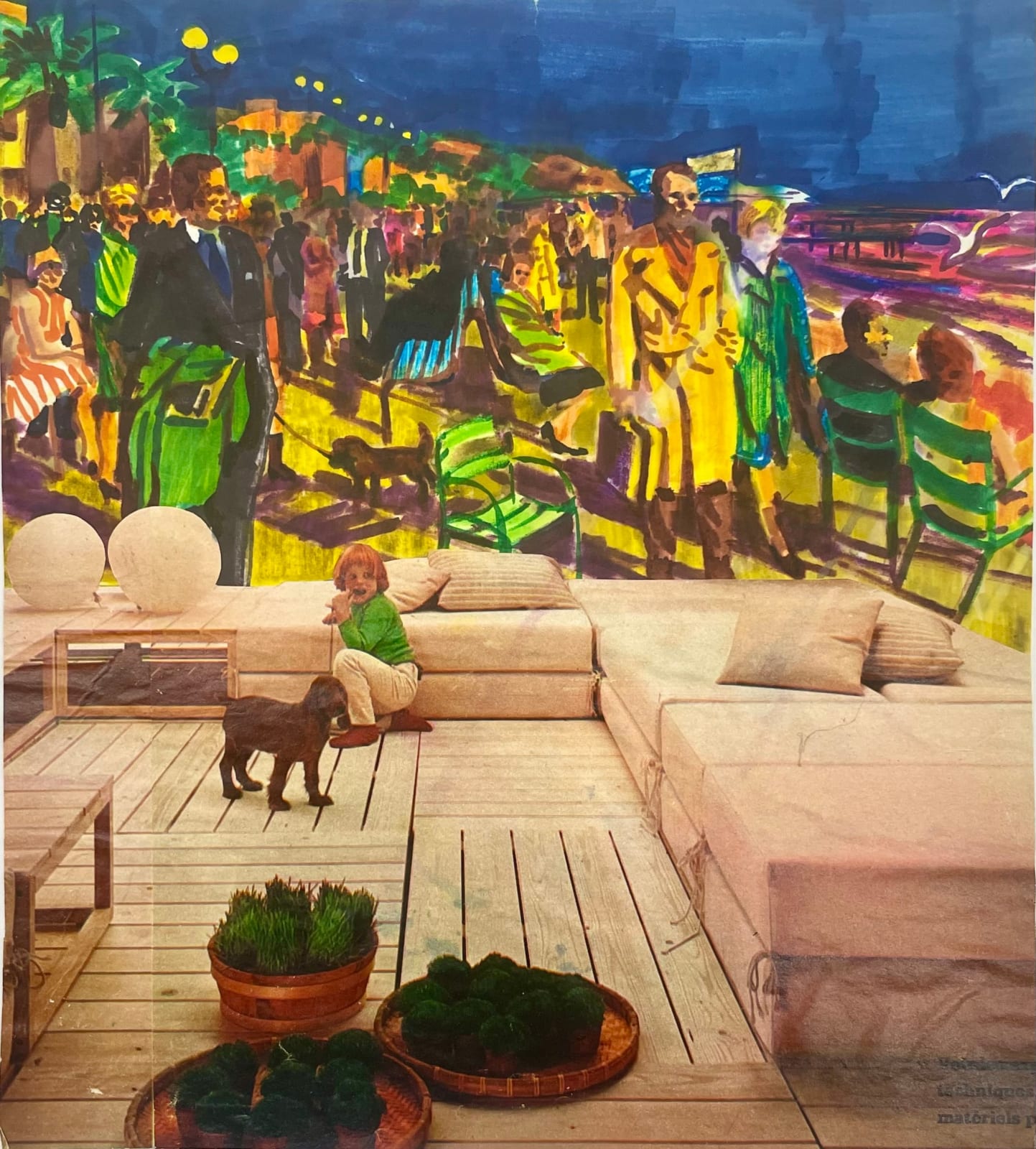 Tamas Zanko, Décors intérieurs Promenade des anglais, 1973