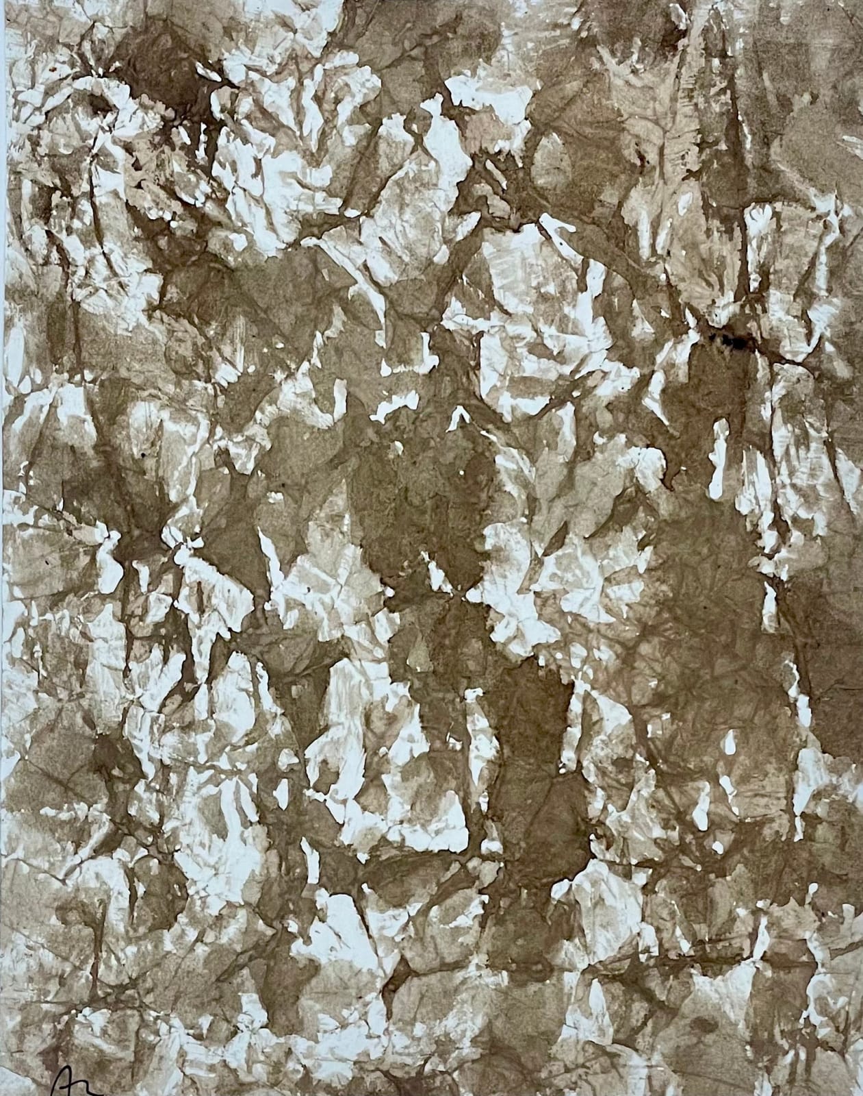 anne zanko, Matière, (ou Montagnes) , 1980