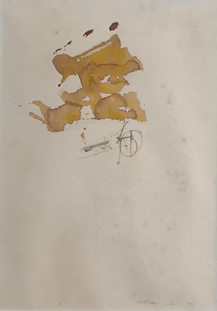 William Johnstone, Untitled Ink brush drawing, c.1970
