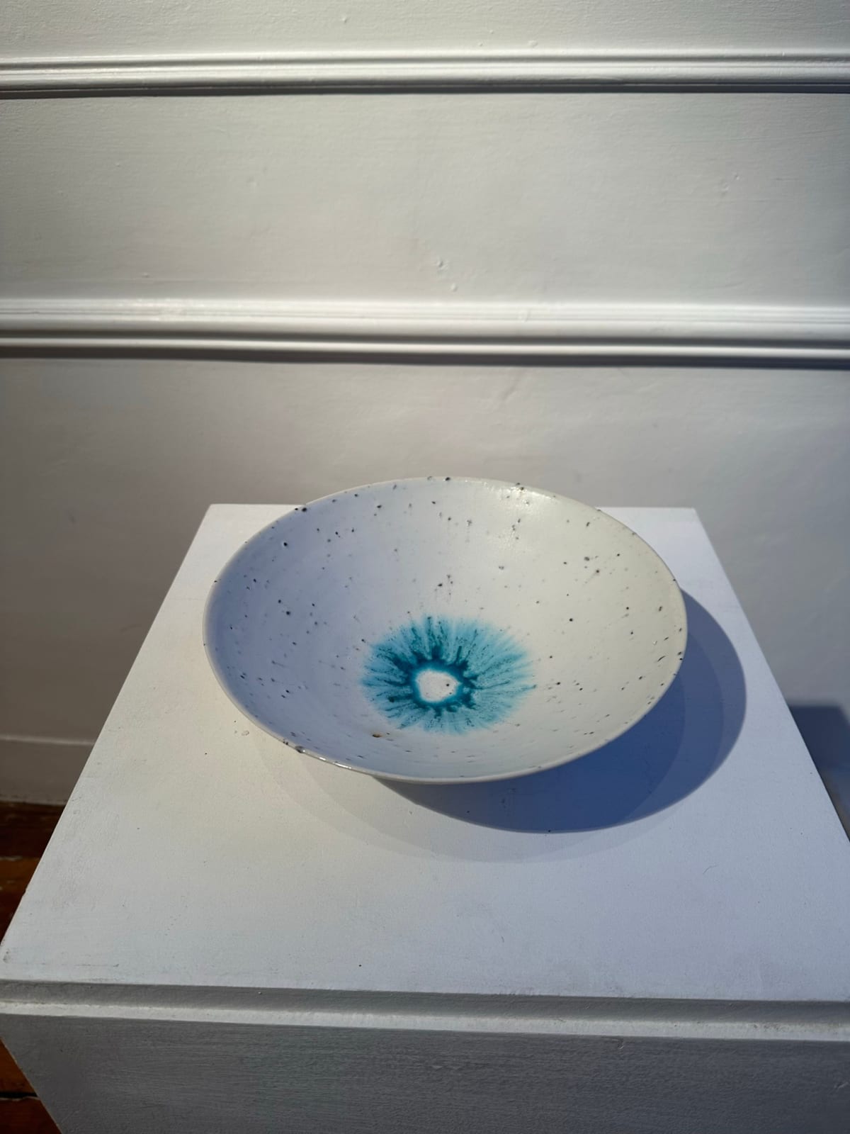 Peter Wills, White and Turquoise Bowl, 2022