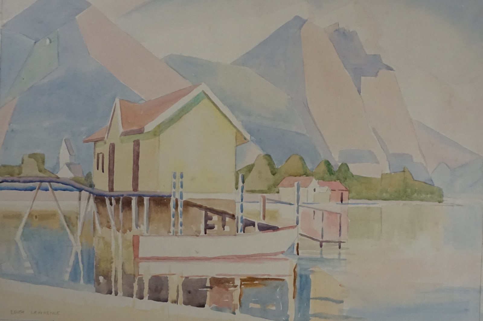 Edith Lawrence, Walensee, ca. 1935