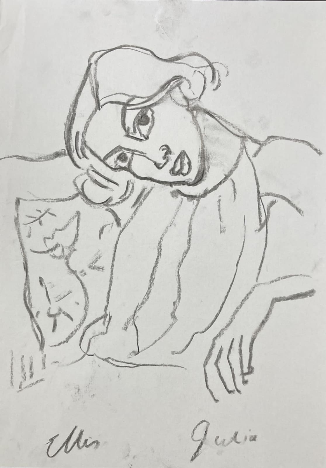 Poppy Ellis, Study for Madeleine , 2021