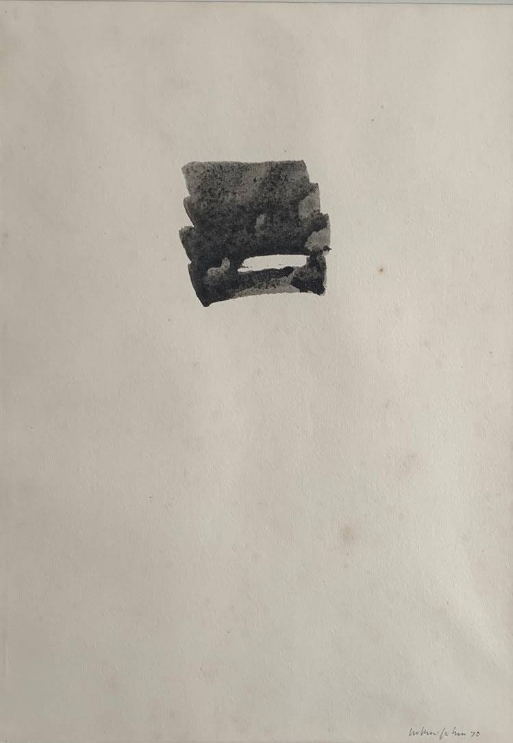 William Johnstone, Untitled Ink brush drawing, c.1970