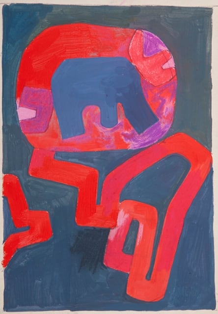 Derek Stafford, Red Forms, c.2000