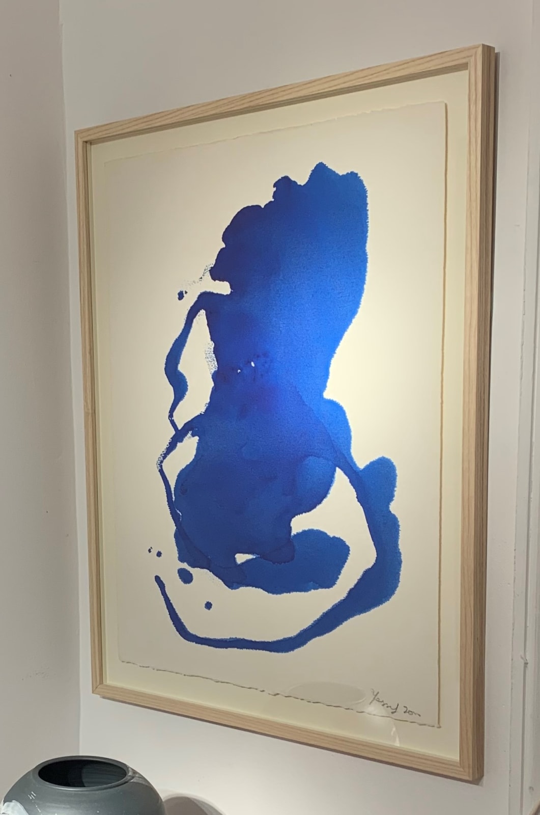 Georges Mathieu Yassef, Blue Ink IV, 2000