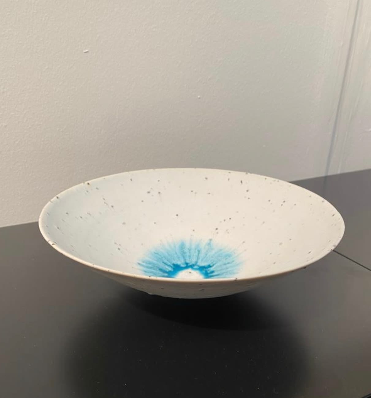 Peter Wills, White and Turquoise Bowl, 2022