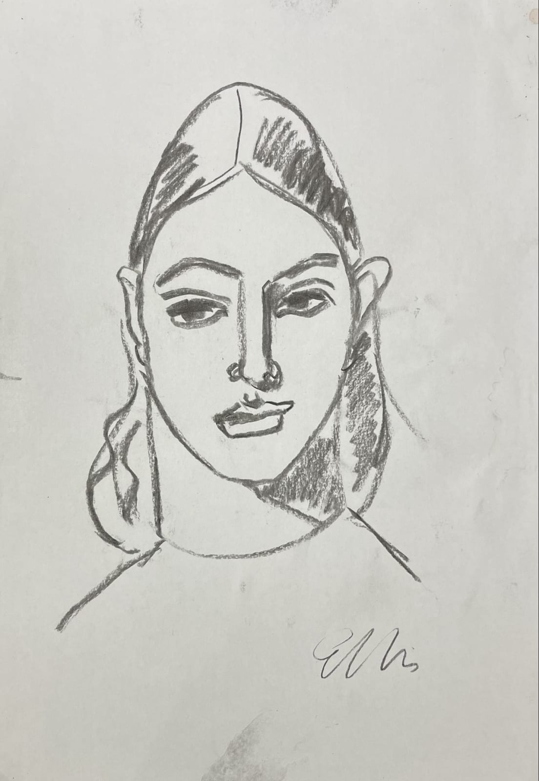 Poppy Ellis, Study for Ruth, 2021