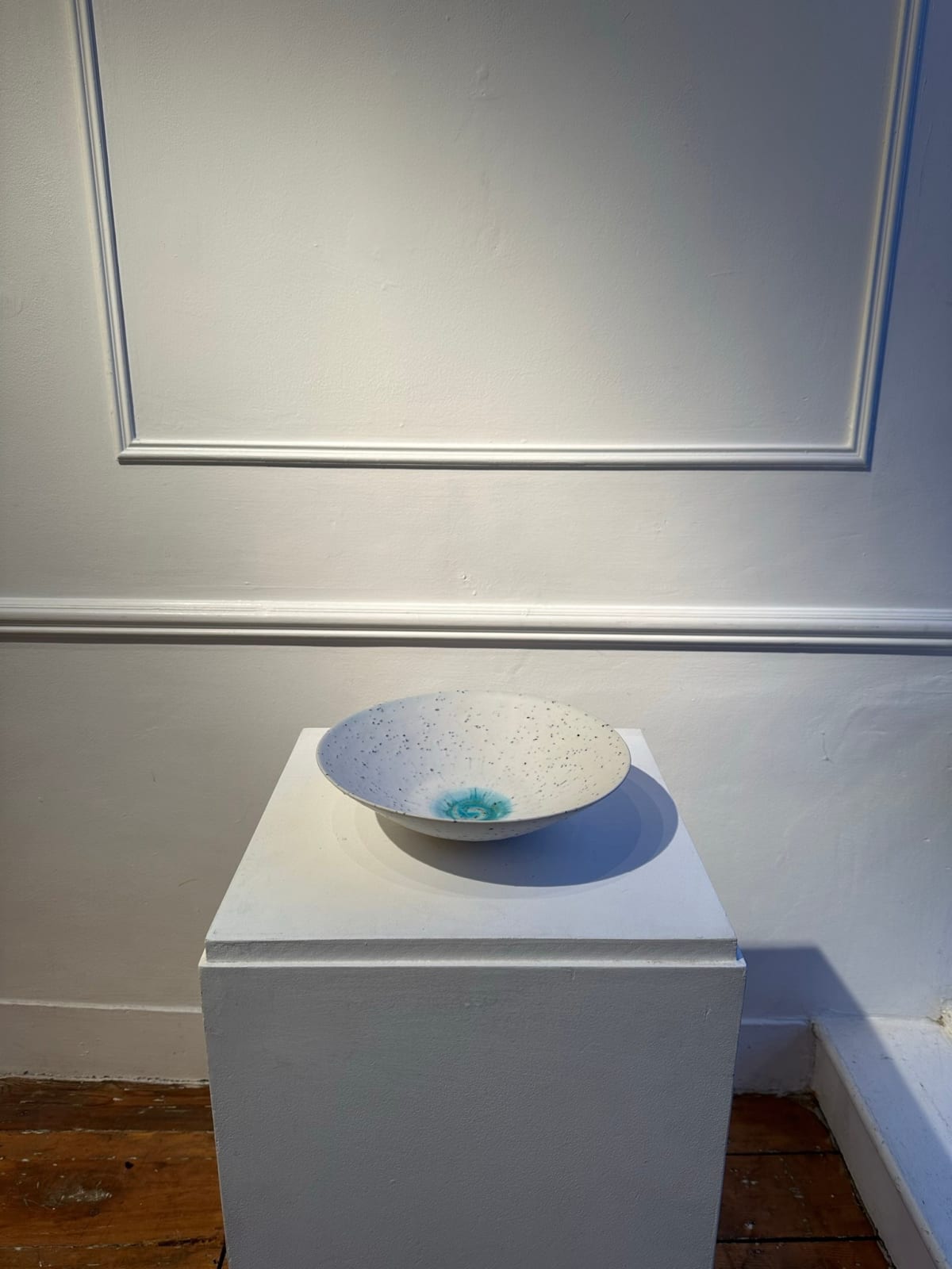Peter Wills, White and Turquoise Bowl, 2022