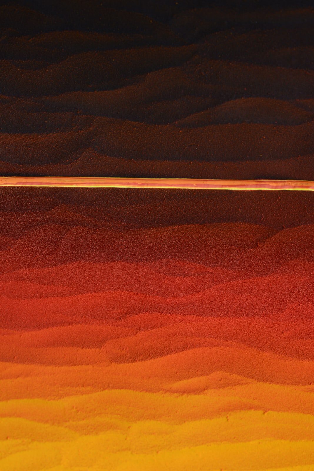 Henry Hudson, detail of Horizon Line ' Somewhere Over the Red Sea'', 2022