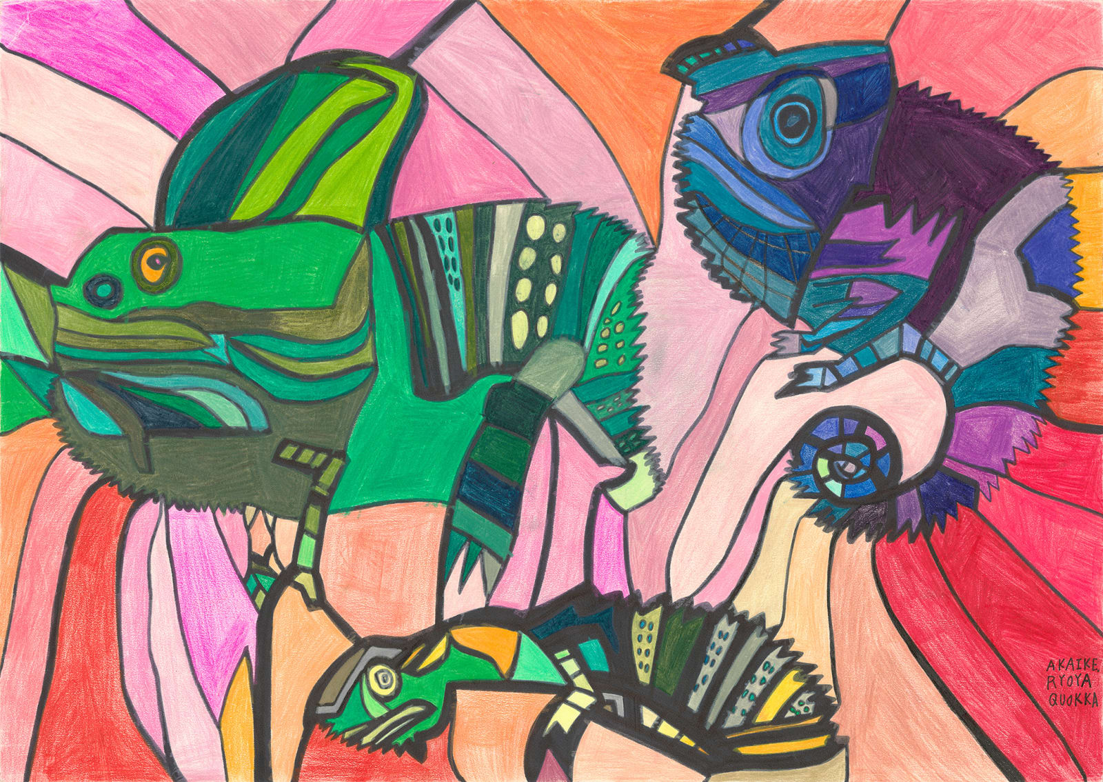 Ryoya Akaike / 赤池 僚也　, 物思うカメレオン, 2023