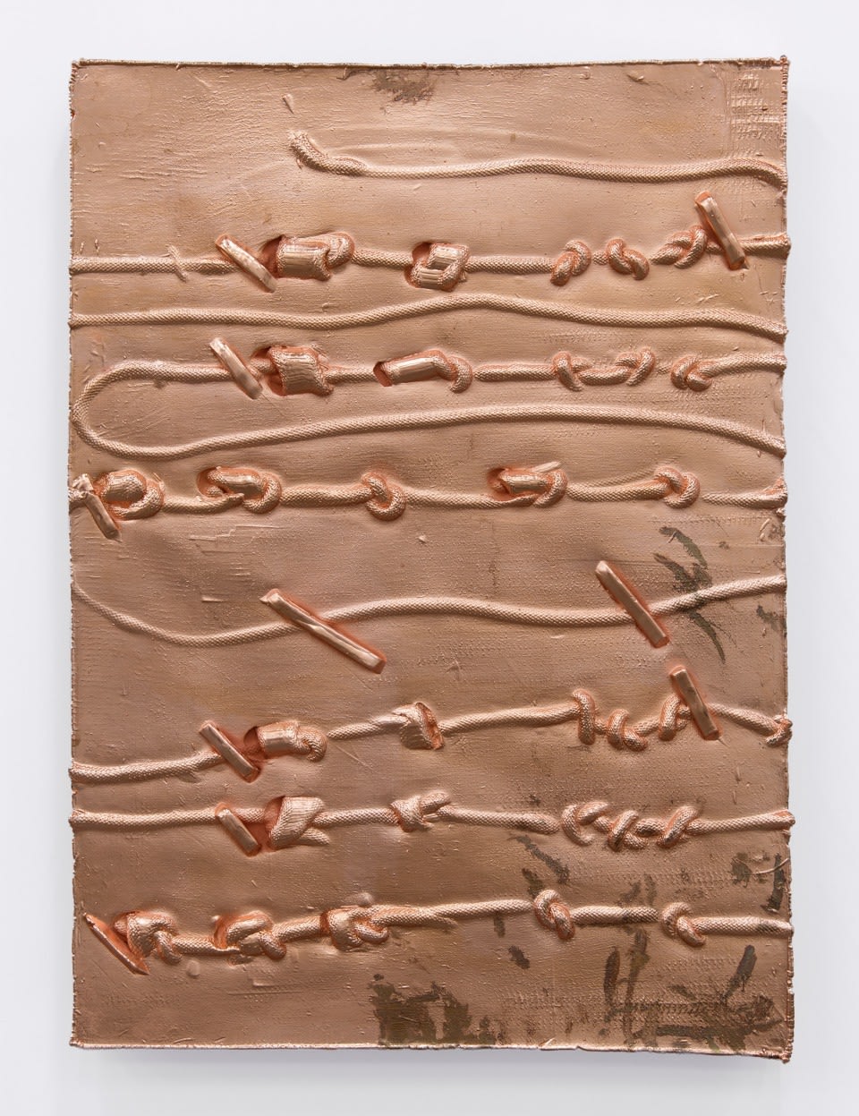 Athanasios Argianas, Clay Pressing 1 (swimmer's arms are oars, your arms are oars, your palms are oval) , 2018