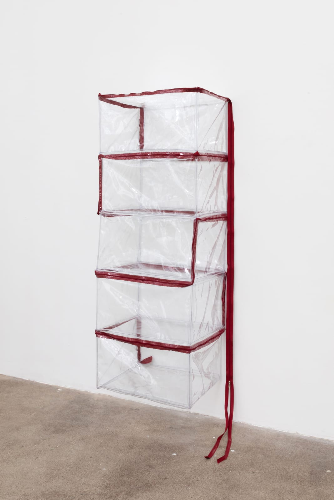 Alina Tenser, Container for Utterance, vacant, wine, 2022