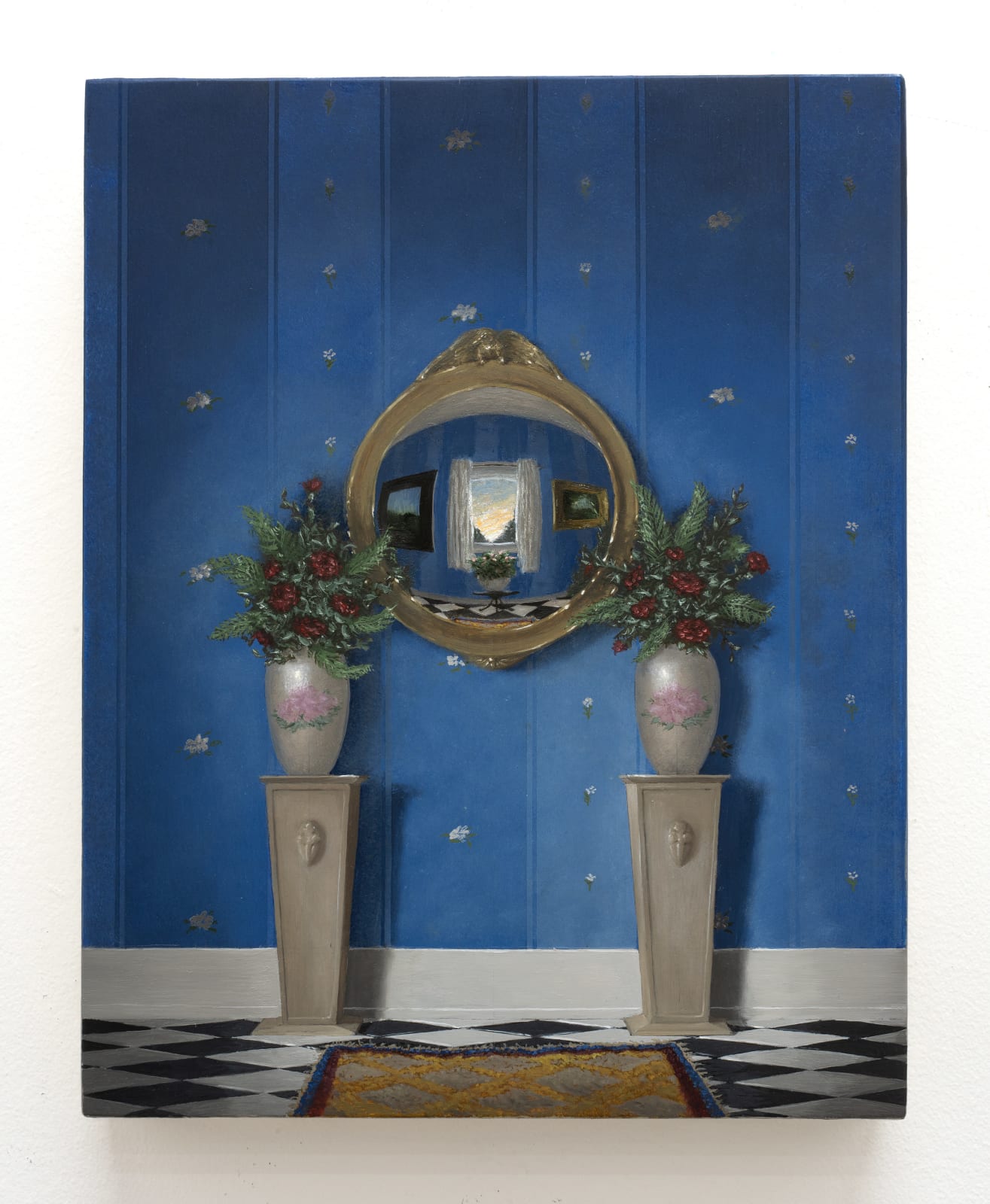 Quentin James McCaffrey, Mirror with Bouquets, 2022