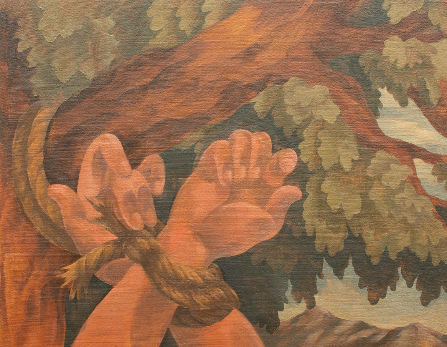 Emily Harter, Olive Oyl Detail, 2024