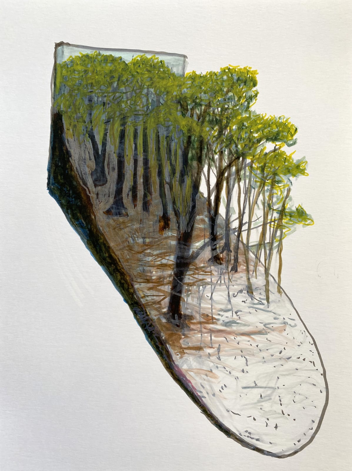 Barry Hazard, Forest Through the Trees, 2019