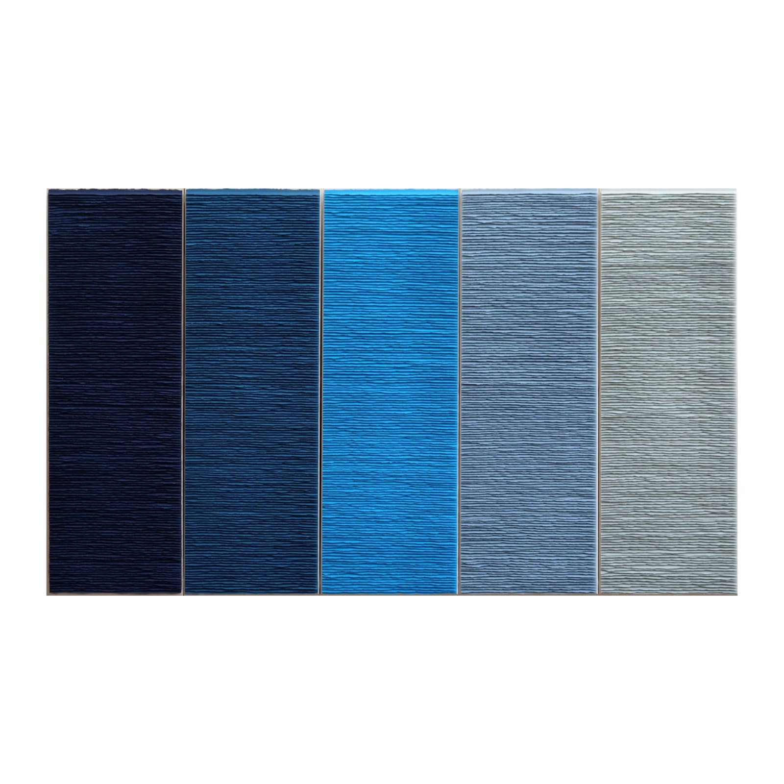 Fernando Daza, Biombo con azul, 2022