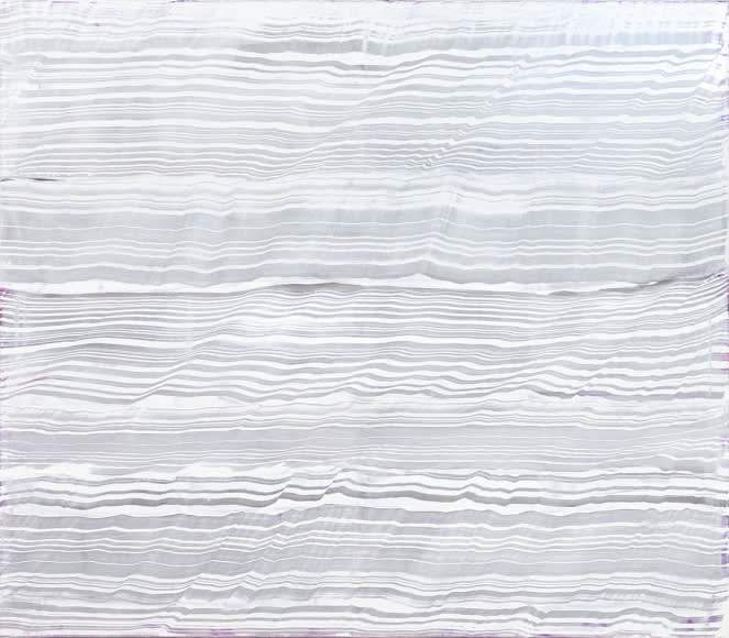 Ricardo Mazal, White Over Violet 2, 2016
