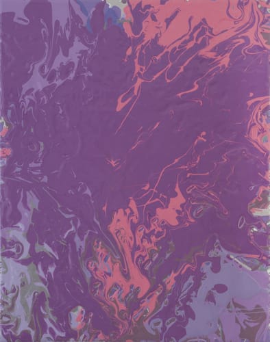 Leah Durner, violetpink pour, 2015